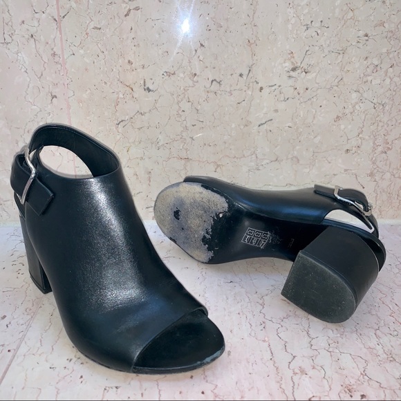 Alexander Wang Cutout Leather Nadia Sandal Heels - Picture 12 of 13